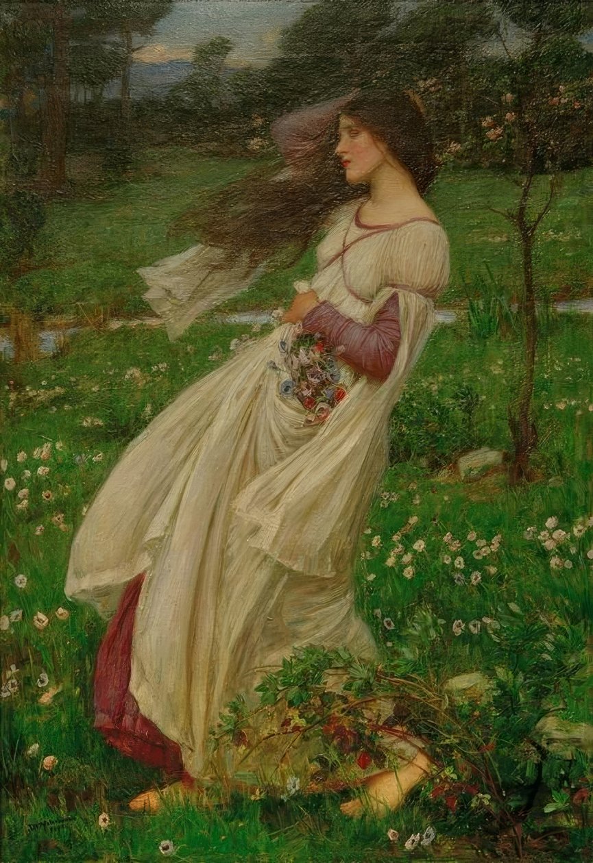 Vindblomster av John William Waterhouse
