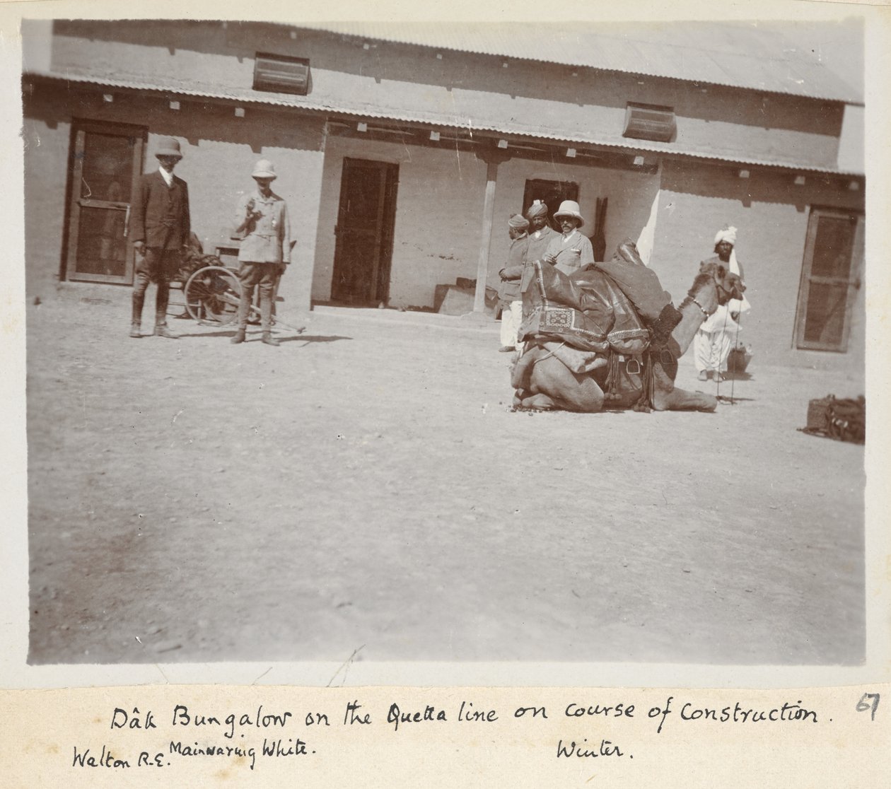 Razavi Khorasan-provinsen, Iran, ca. 1908 (s/hvitt-bilde) av John Williams Watson