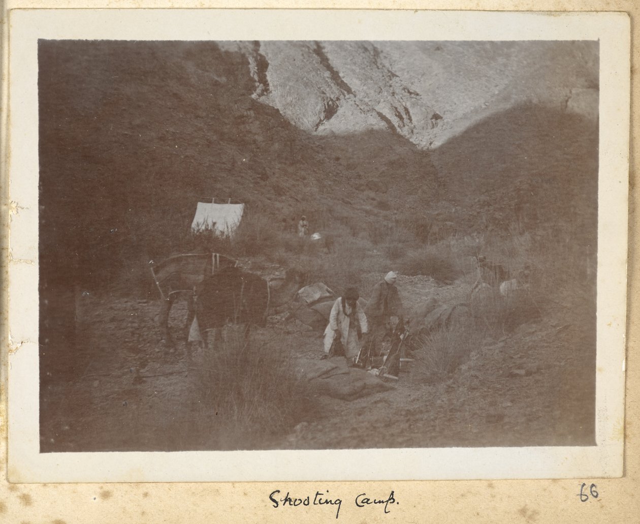 Razavi Khorasan-provinsen, Iran, ca. 1908 (s/hvitt-bilde) av John Williams Watson
