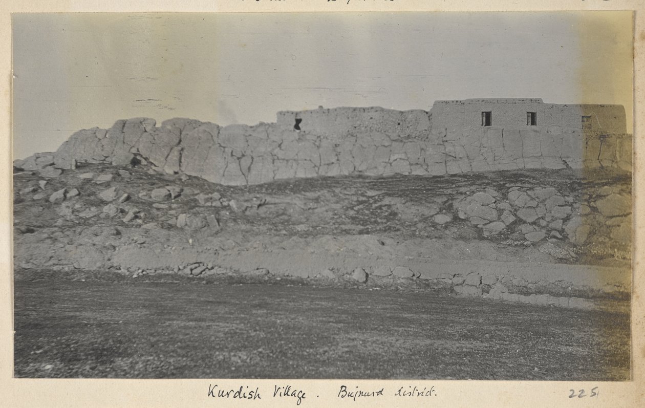 Razavi Khorasan-provinsen, Iran, ca. 1908 (s/hvitt-bilde) av John Williams Watson