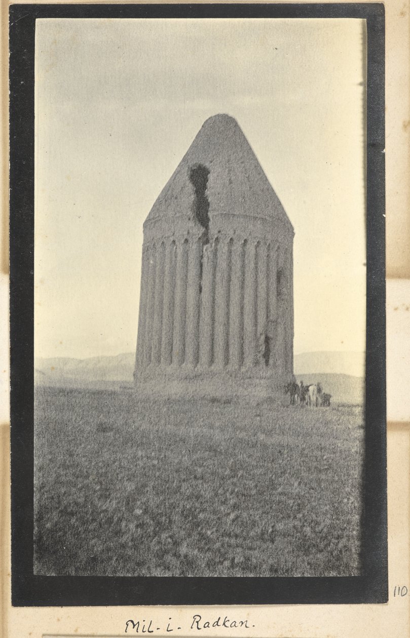 Razavi Khorasan-provinsen, Iran, ca. 1908 (s/hvitt-bilde) av John Williams Watson