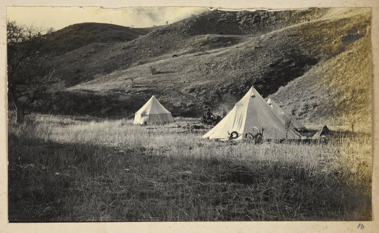 Razavi Khorasan-provinsen, Iran, ca. 1908 (s/hvitt-bilde) av John Williams Watson