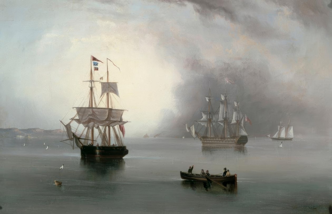 Becalmed av John Wilson Carmichael