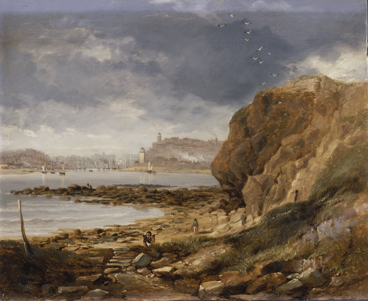Skjold fra havnemunningen av John Wilson Carmichael