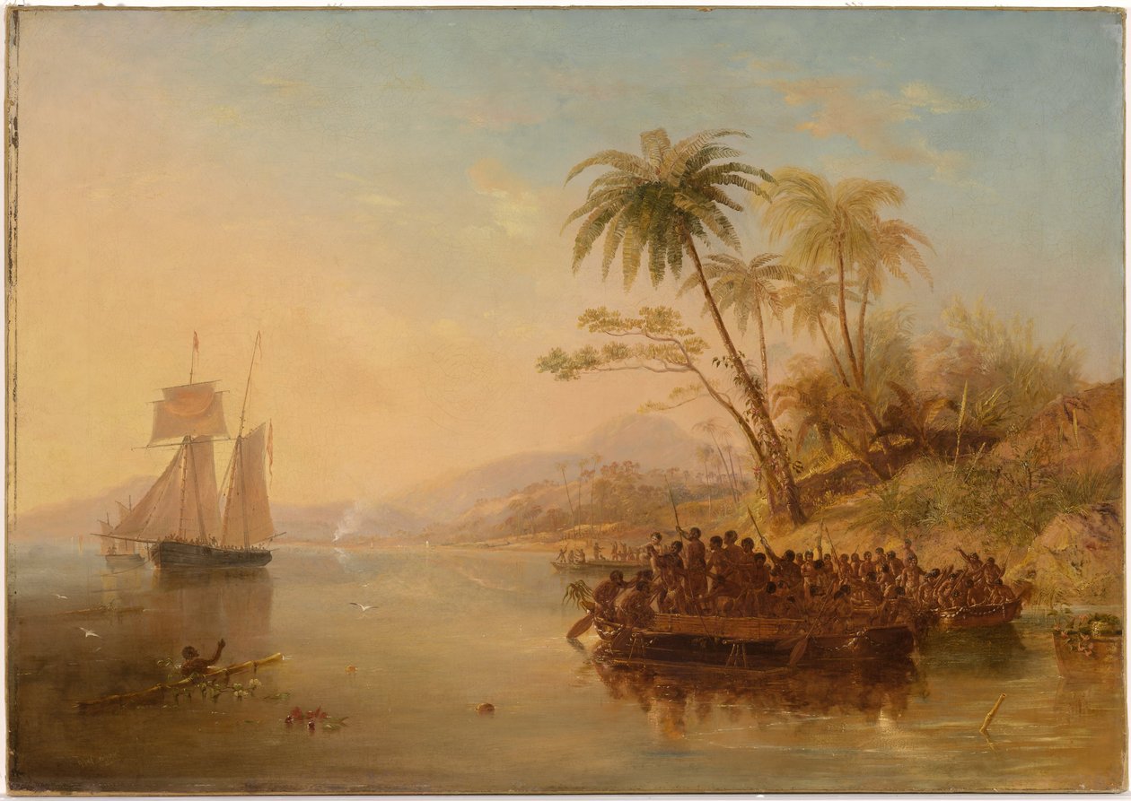 Redningen til William DOyly, 1841 av John Wilson Carmichael