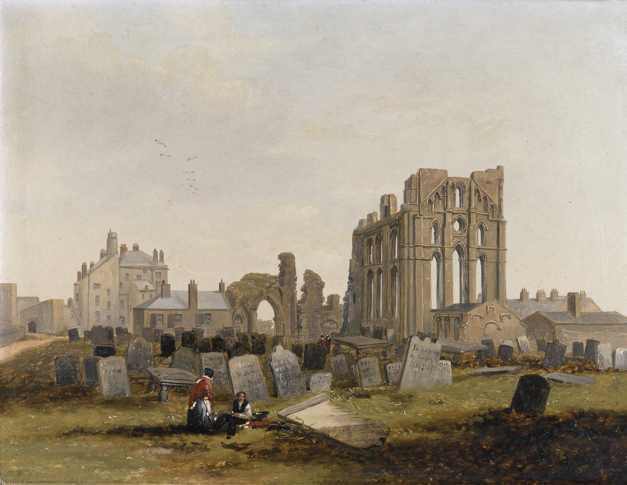 Tynemouth Priory fra øst av John Wilson Carmichael