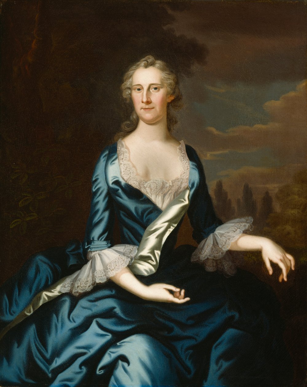 Mrs. Charles Carroll av Annapolis, 175354 av John Wollaston