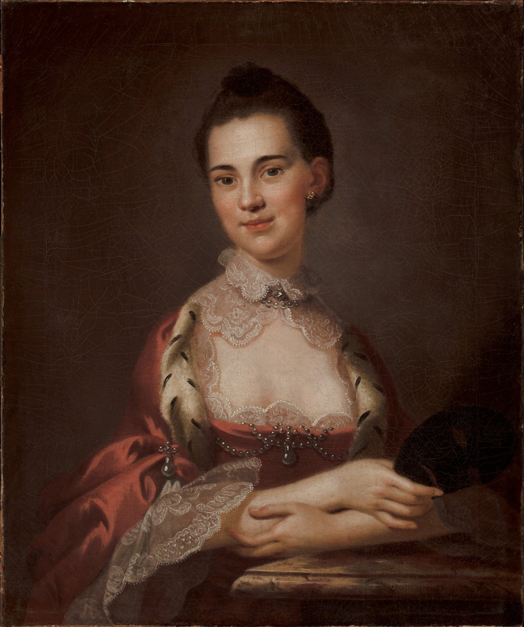 Portrett av Anne Gibbes, fru Edward Thomas, 1767 av John Wollaston