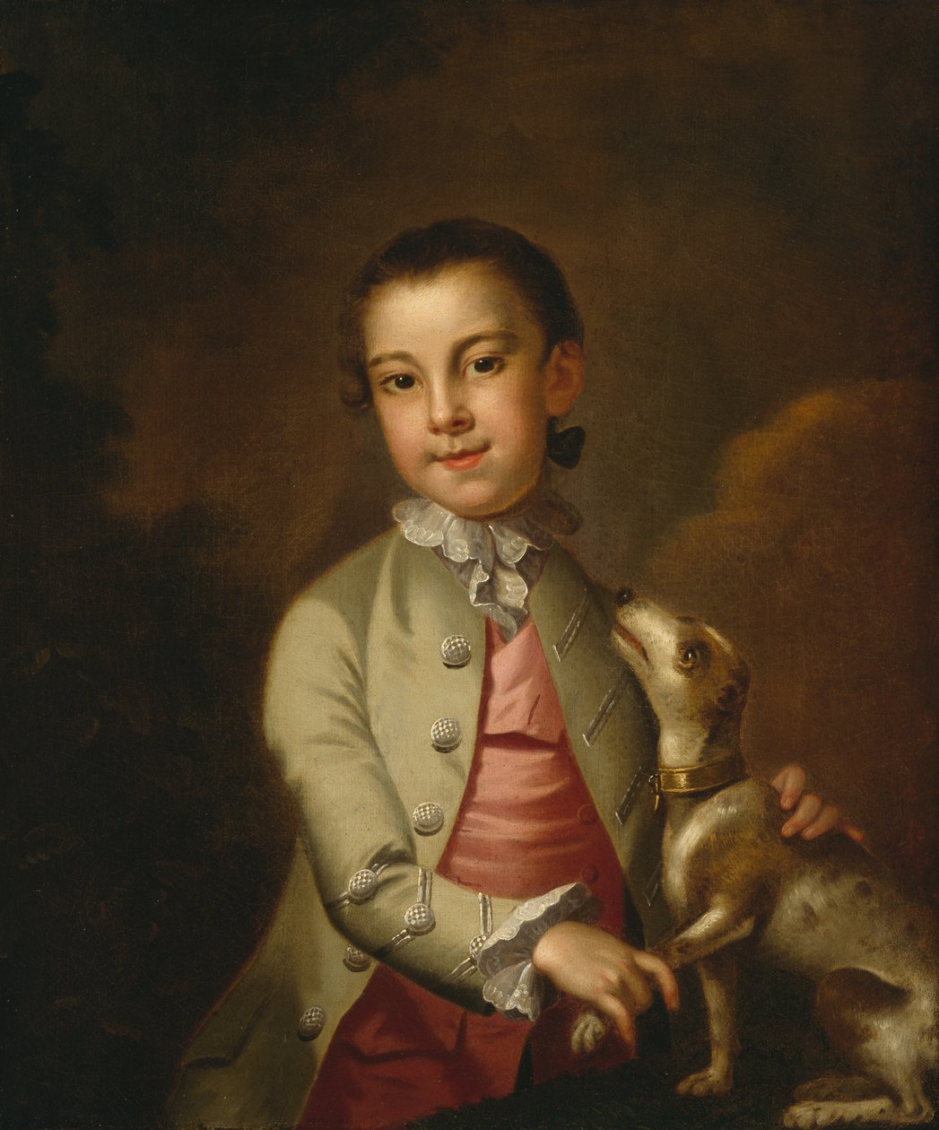 Portrett av William Holmes (1762-c.1818-20) ca. 1765-67 av John Wollaston