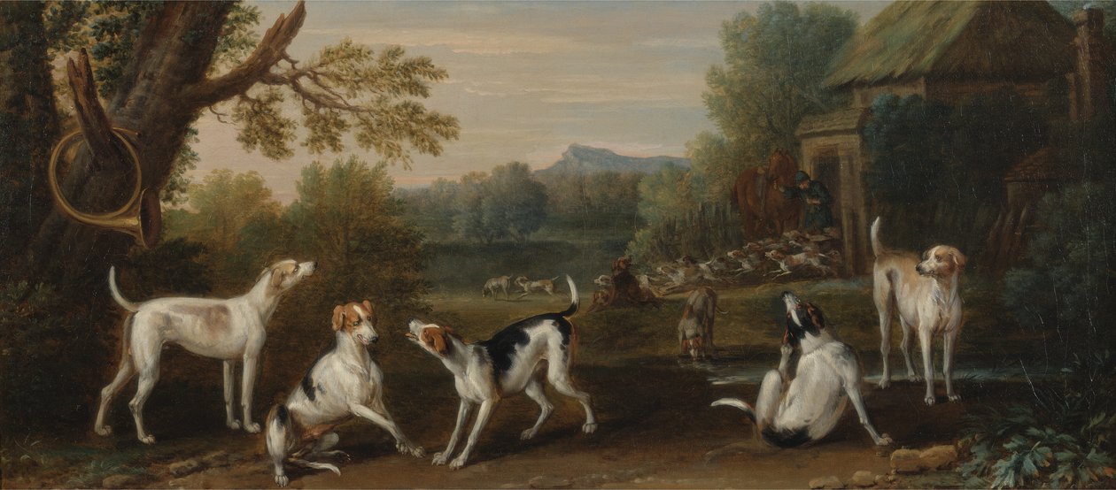 Releasing the Hounds, ca. 1765 av John Wootton