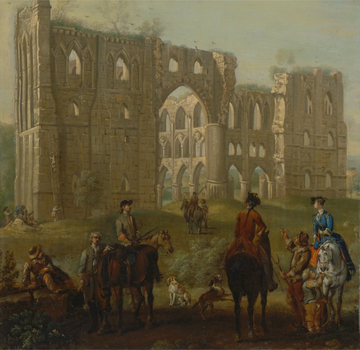 Rievaulx-klosteret av John Wootton