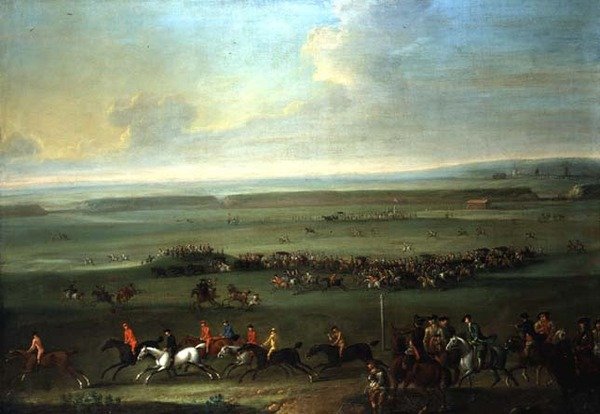 Startposten på Newmarket av John Wootton