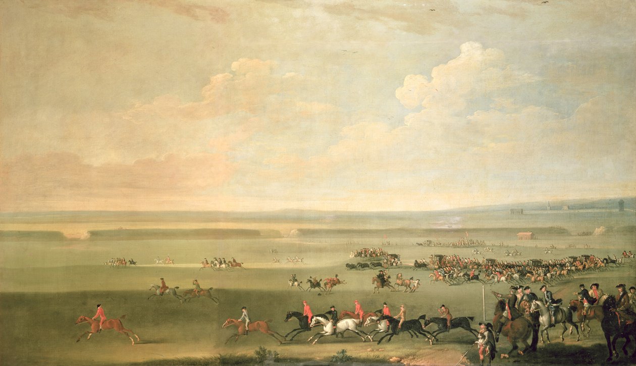 Startposten på Newmarket av John Wootton
