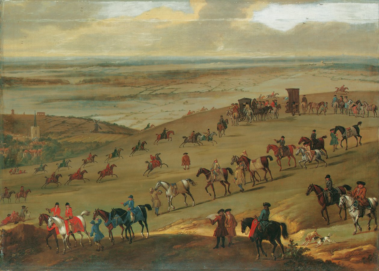 Warren Hill, Newmarket av John Wootton