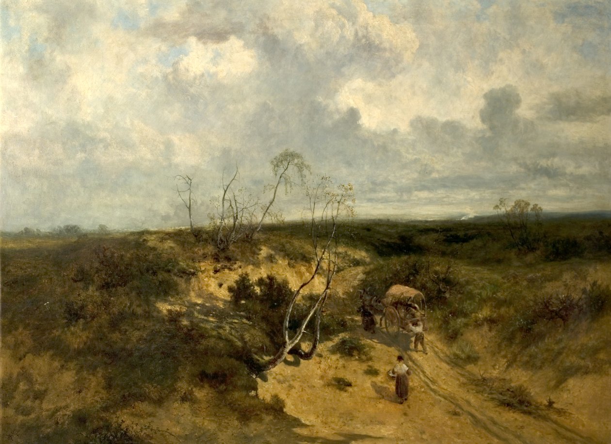 A Sandy Bit of Road, 1874 av John Wright Oakes