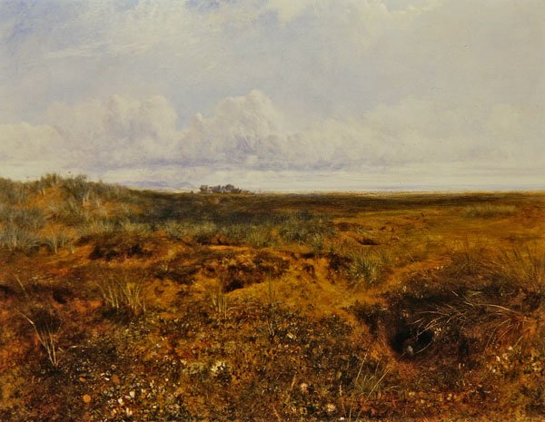 The Rabbit Warren, ca. 1858 (olje på lerret) av John Wright Oakes