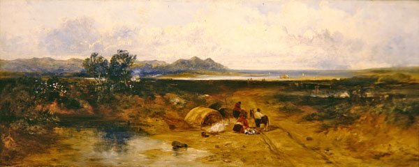 The Rivals, fra Malltraeth Bay - Anglesey av John Wright Oakes