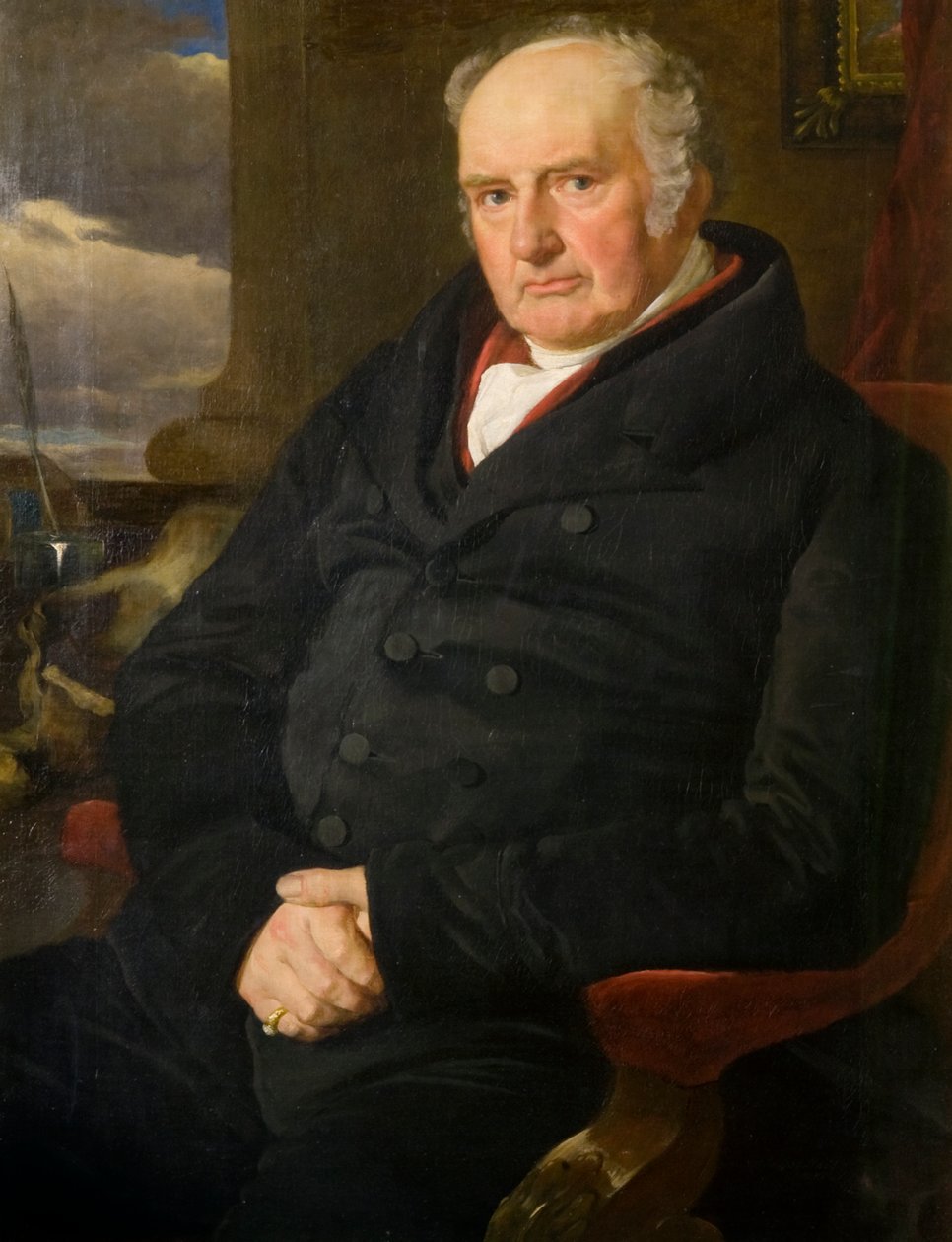John Crichton, kirurg (1772-1860), ca. 1841 (olje på lerret) av John Zephaniah Bell