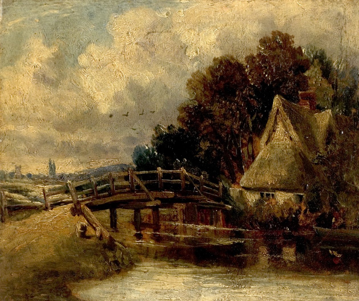 På Stour nær Øst Bergholt, Suffolk av John Constable