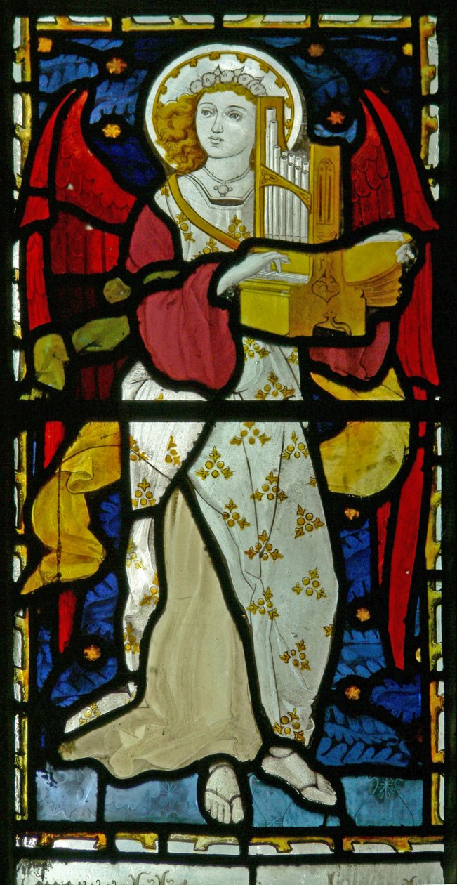 Musikalsk engel, 1870 av John and Grylls Burlison