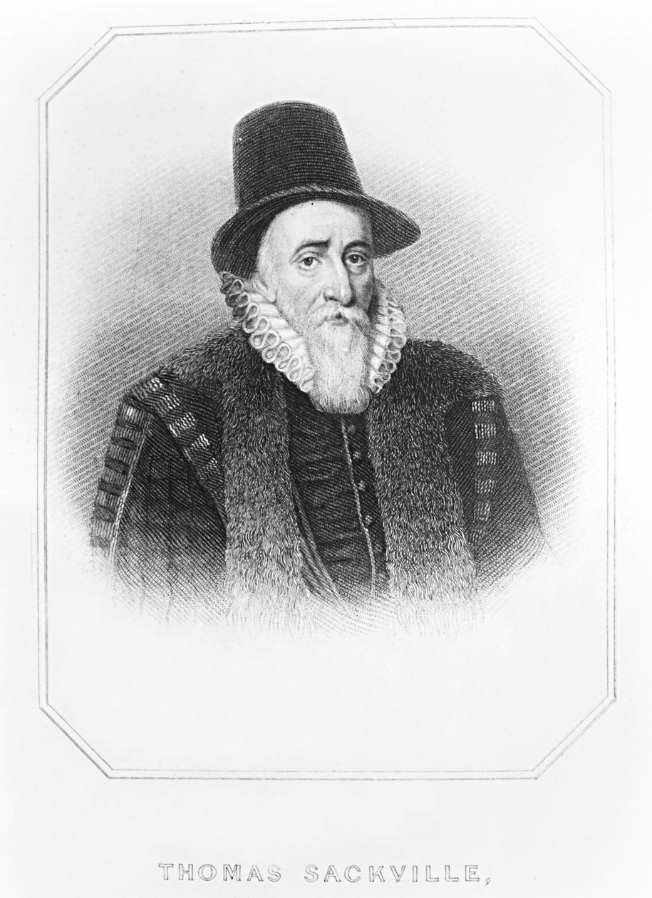 Portrett av Thomas Sackville (1536-1608) 1. jarl av Dorset, fra 