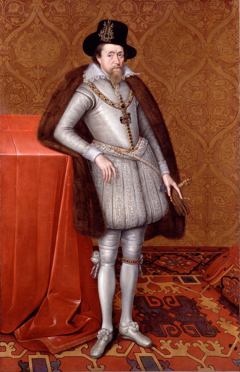 James VI og jeg av John de Critz the elder