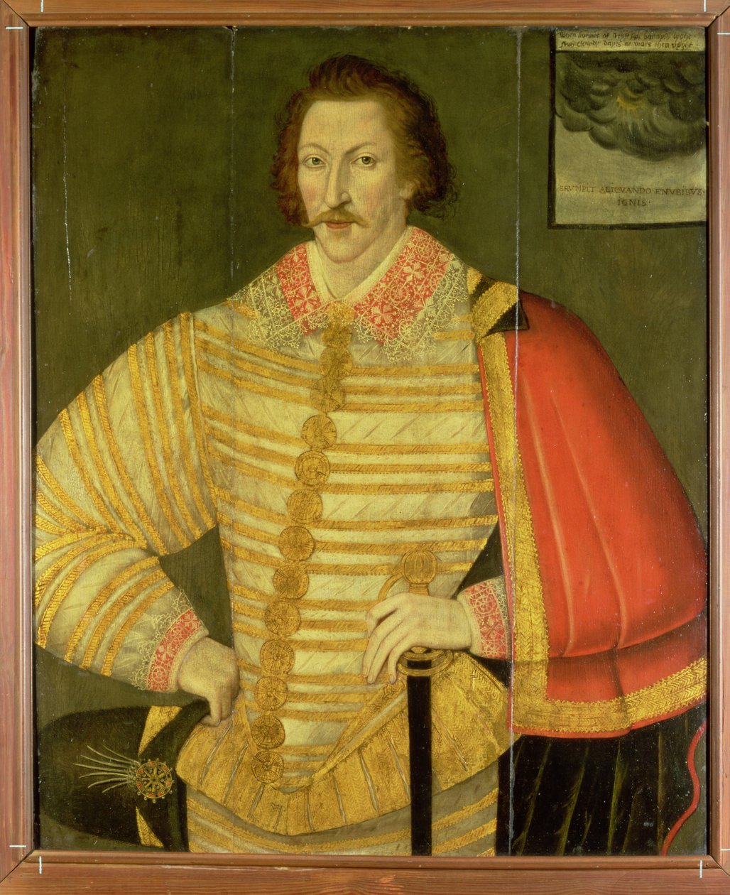 Portrett av en gentleman, antatt å være Thomas Cavendish av John the Younger Bettes
