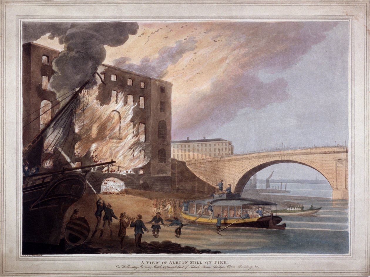 Albion Place, Southwark, Londra, 1791 norvegiană av John william Edy