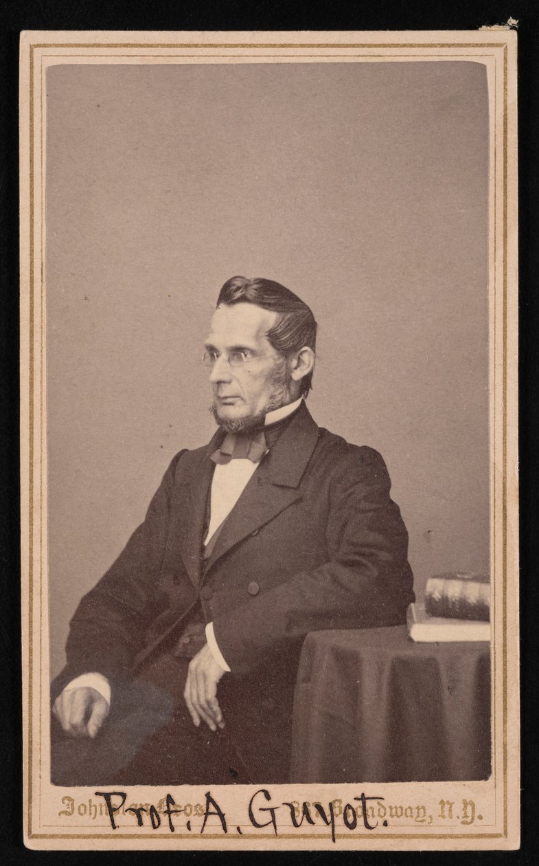 Portrett av Arnold Henry Guyot 1807-1884, før 1866. av Johnston Bros