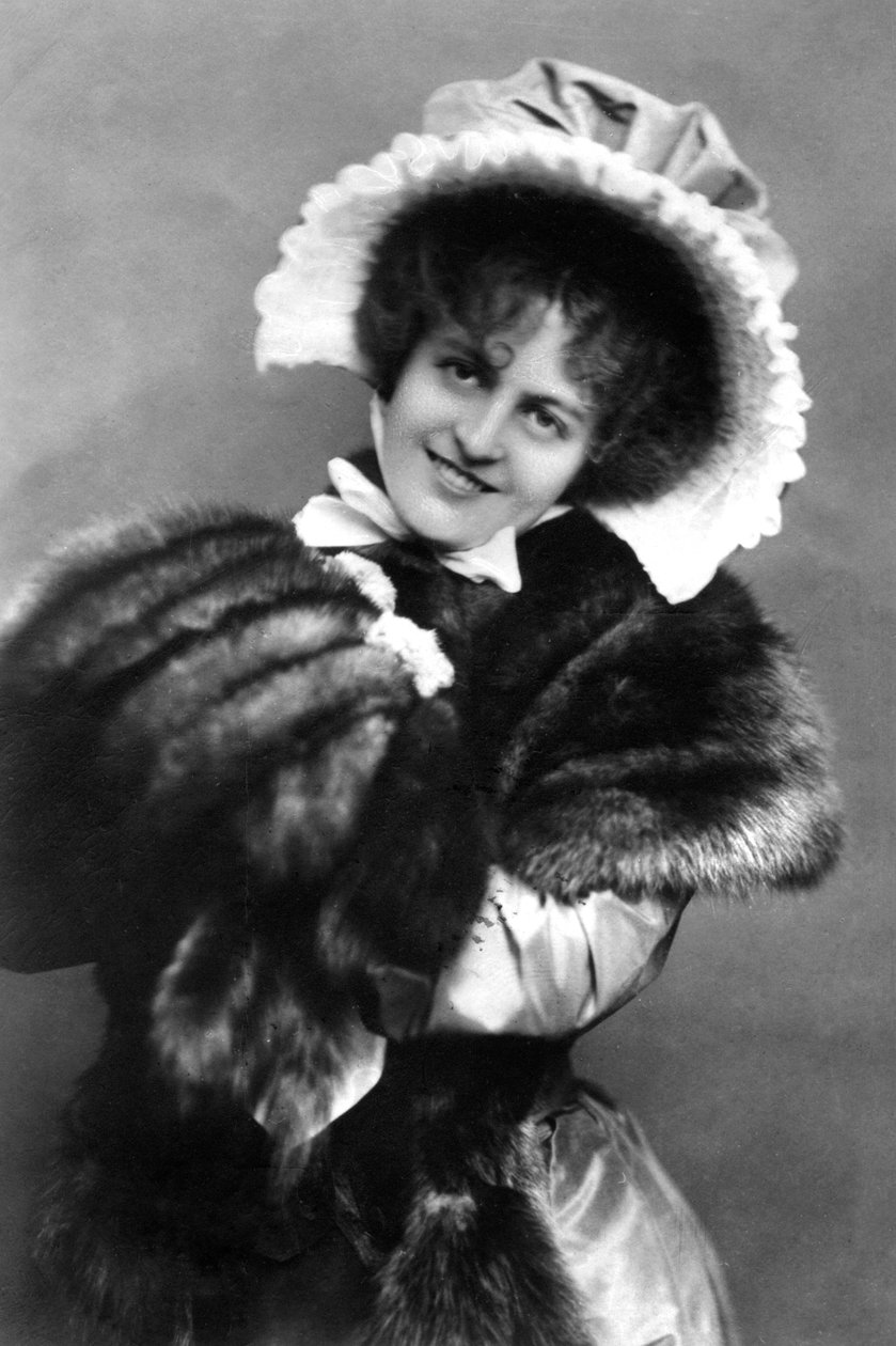 Marie Studholme 1875-1930, engelsk skuespillerinne, 1904. av Johnston and Hoffman