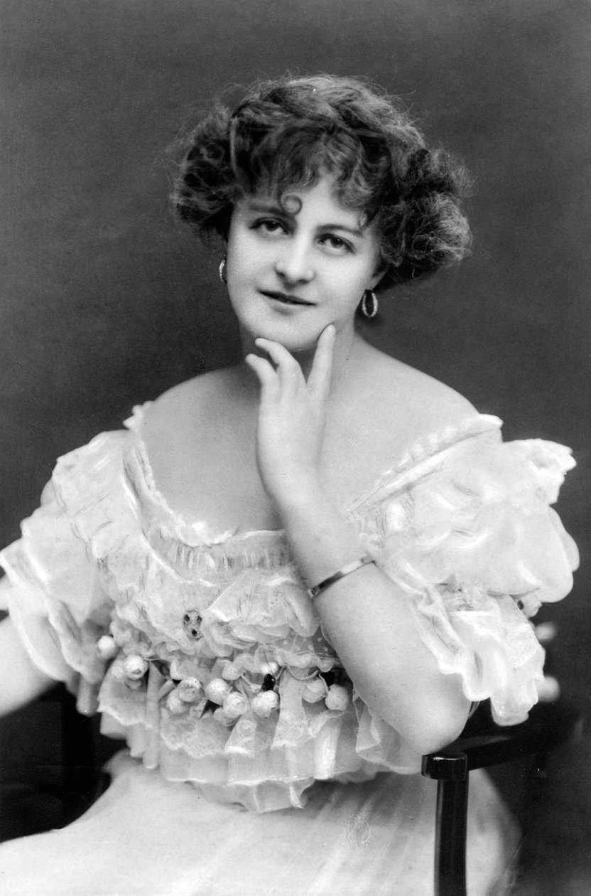 Marie Studholme 1875-1930, engelsk skuespillerinne, 1900-tallet. av Johnston and Hoffmann