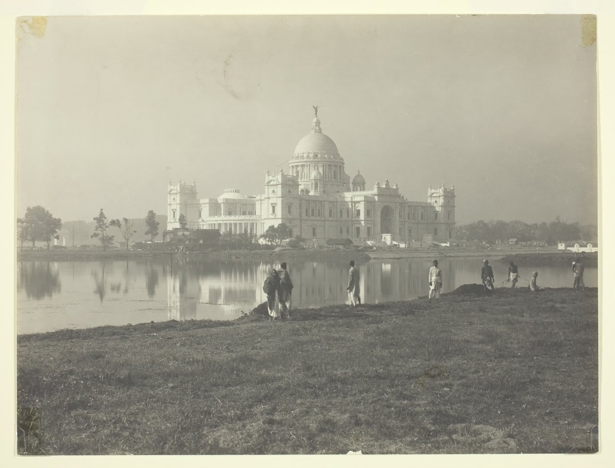 Victoria-minnesmerket i Calcutta, ca. 1910-tallet. av Johnston and Hoffmann