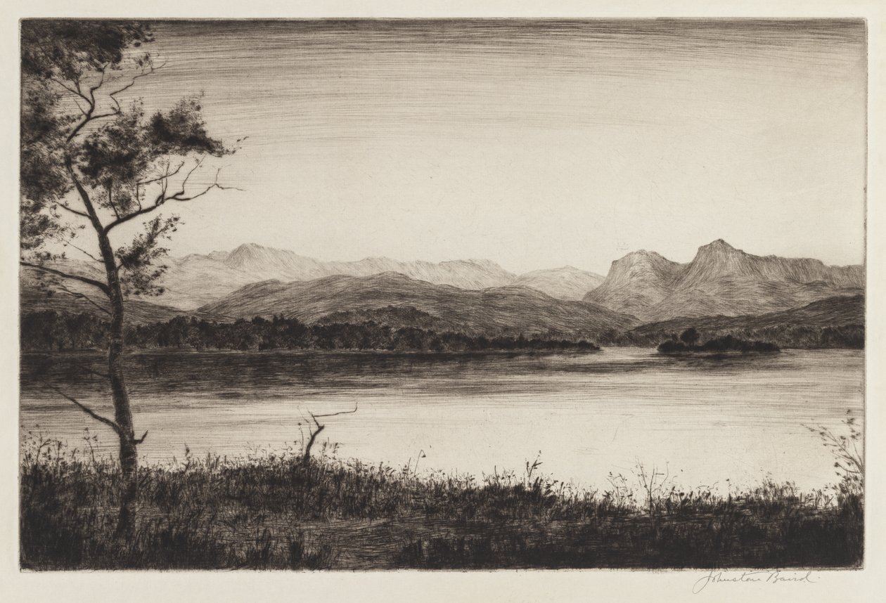 Langdale Pikes, Windermere av Johnstone Baird