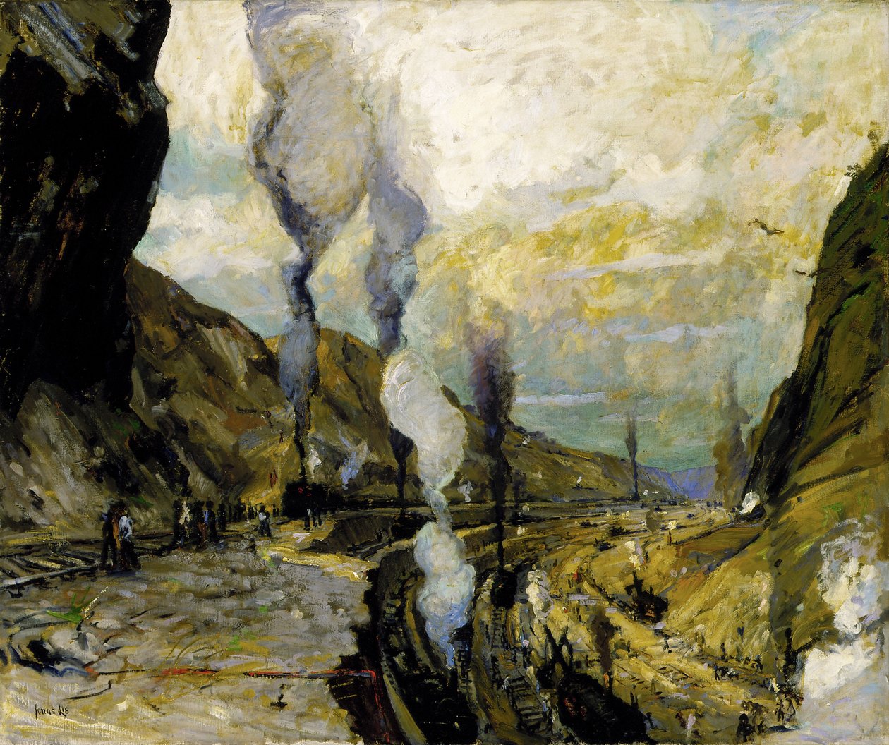 Culebra Cut, 1913 av Jonas Lie