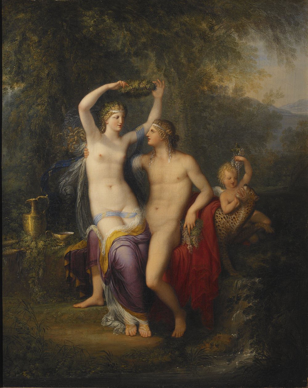 Bacchus og Ariadne av Jonas Akerstrom