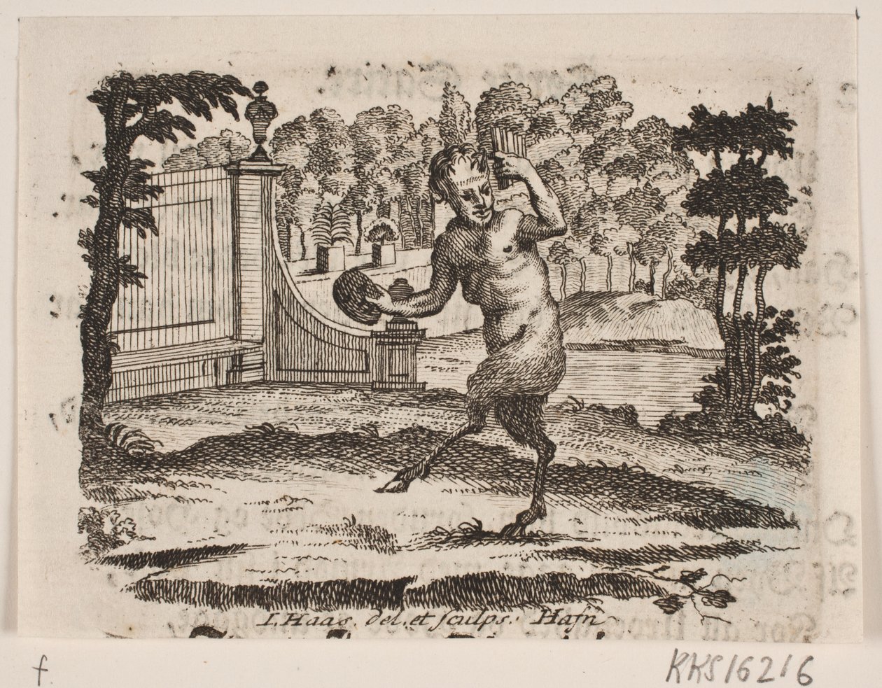 Vignett med satyr av Jonas Haas