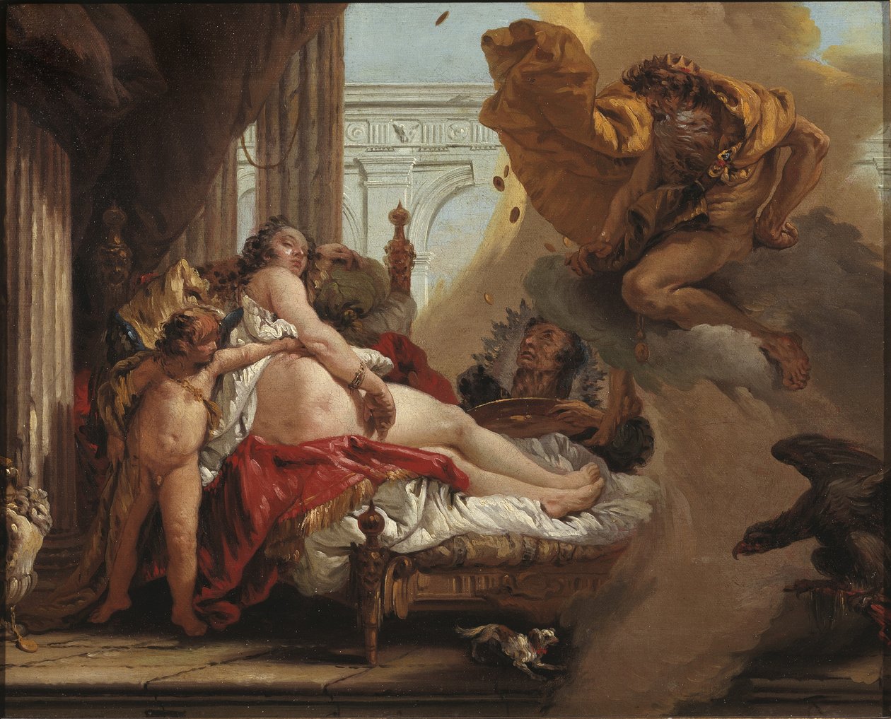 Danaë og gulldusjen av Jonas Hoffmann