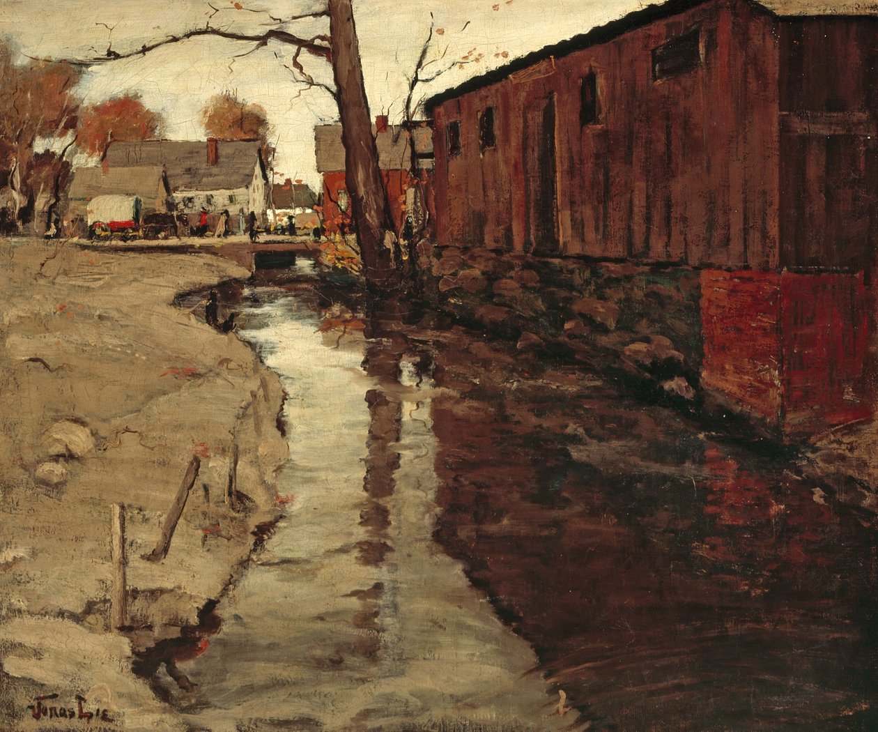 Mill-Race, ca. 1903 av Jonas Lie