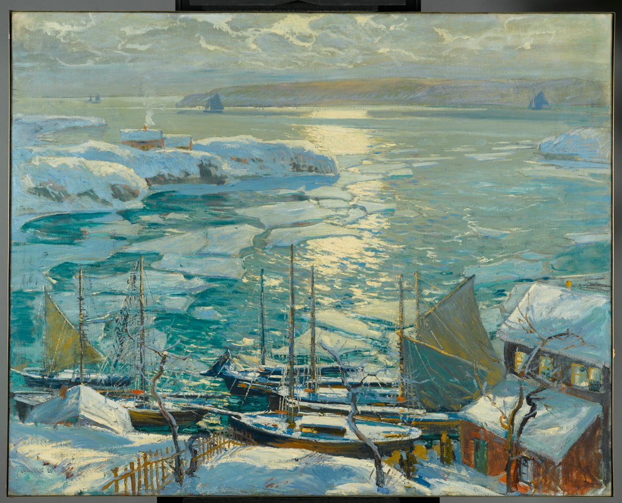 De gamle skipene drar hjem igjen, 1920 av Jonas Lie