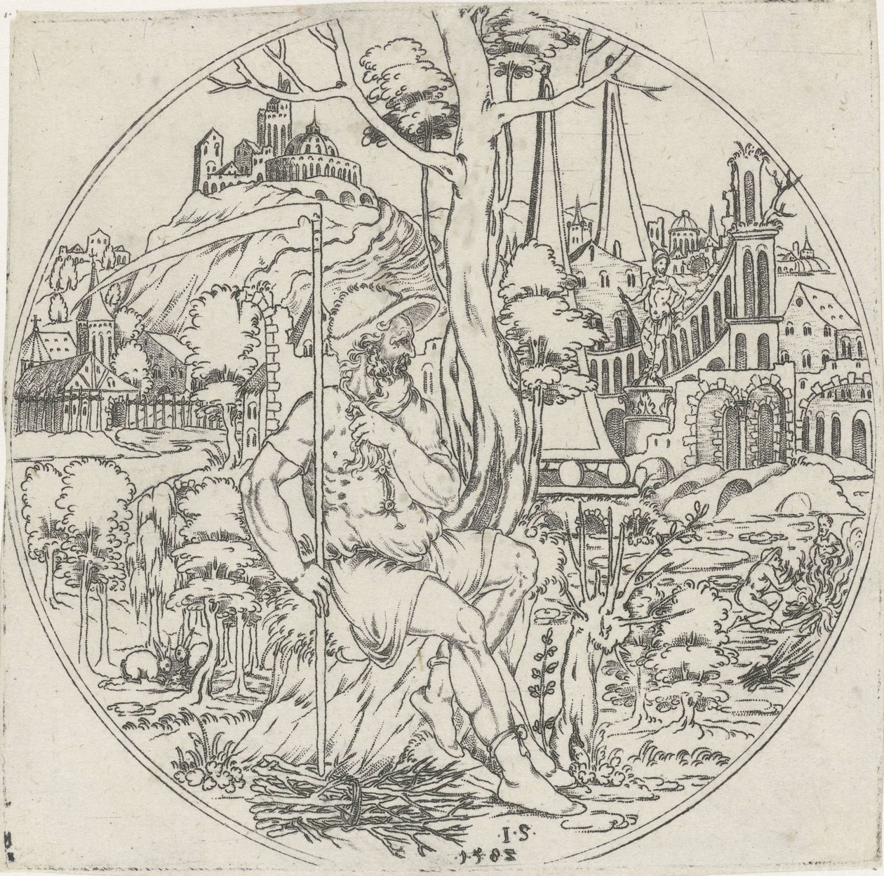Saturn Bottoms of Bowls: Landscapes with Biblical and Mythological Depictions (serietittel) av Jonas Silber