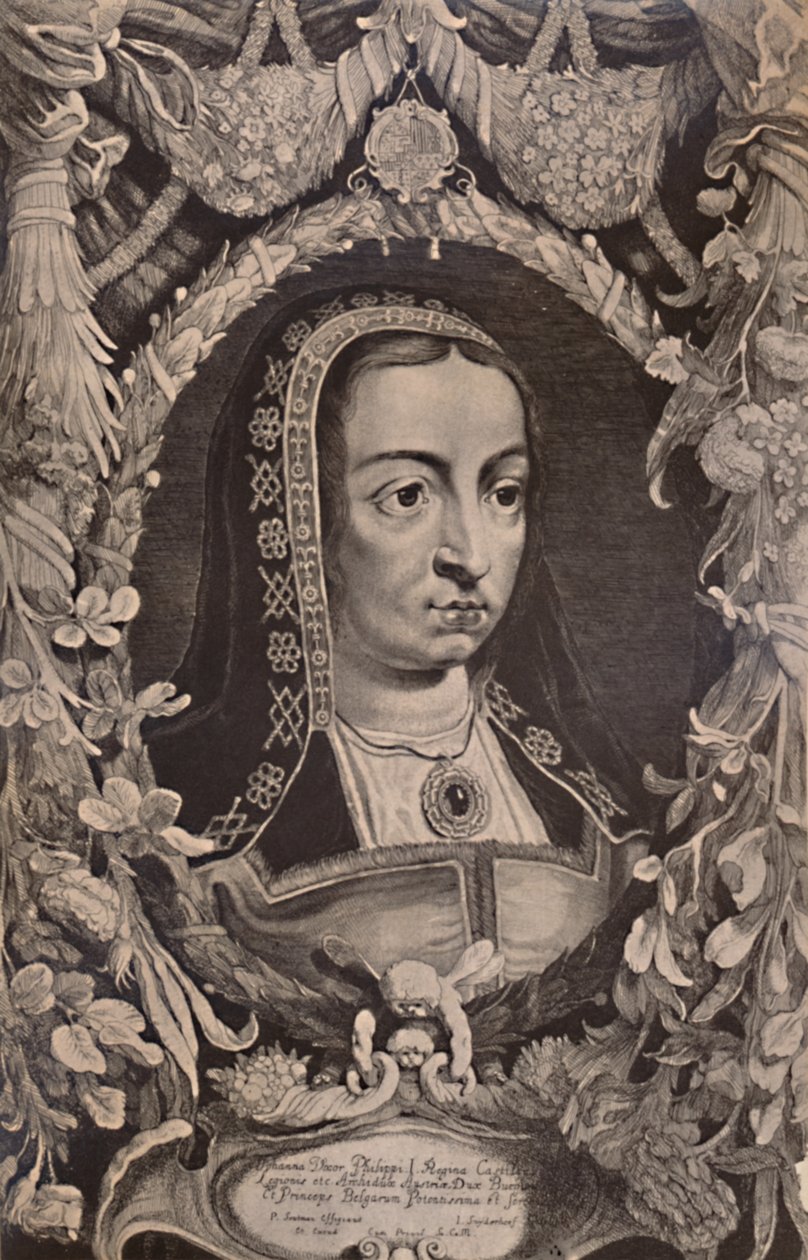 Joanna den gale, dronning av Castilla, 1600-tallet 1894 av Jonas Suijderhoef