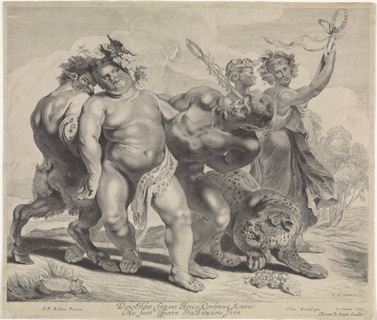 Beruselse av Bacchus av Jonas Suyderhoef