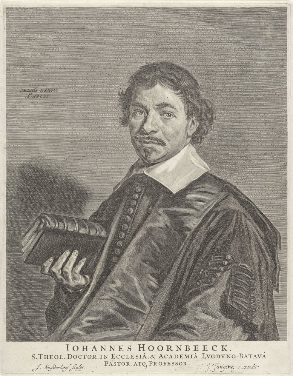 Portrett av Johannes Hoornbeeck av Jonas Suyderhoef