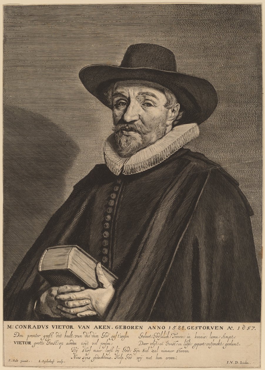 Conrad Wind van Aken av Jonas Suyderhoff after Frans Hals