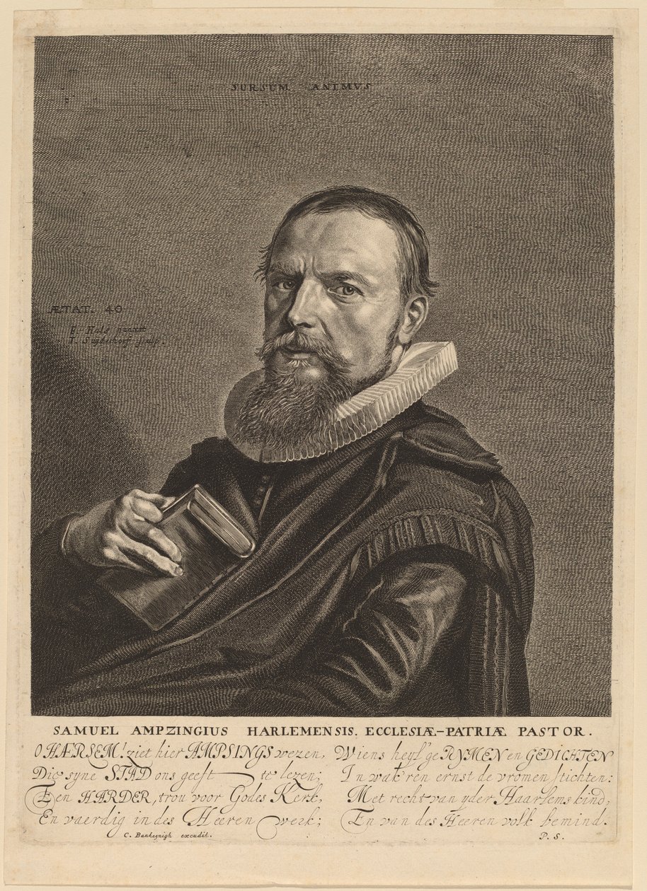 Samuel Ampzing av Jonas Suyderhoff after Frans Hals