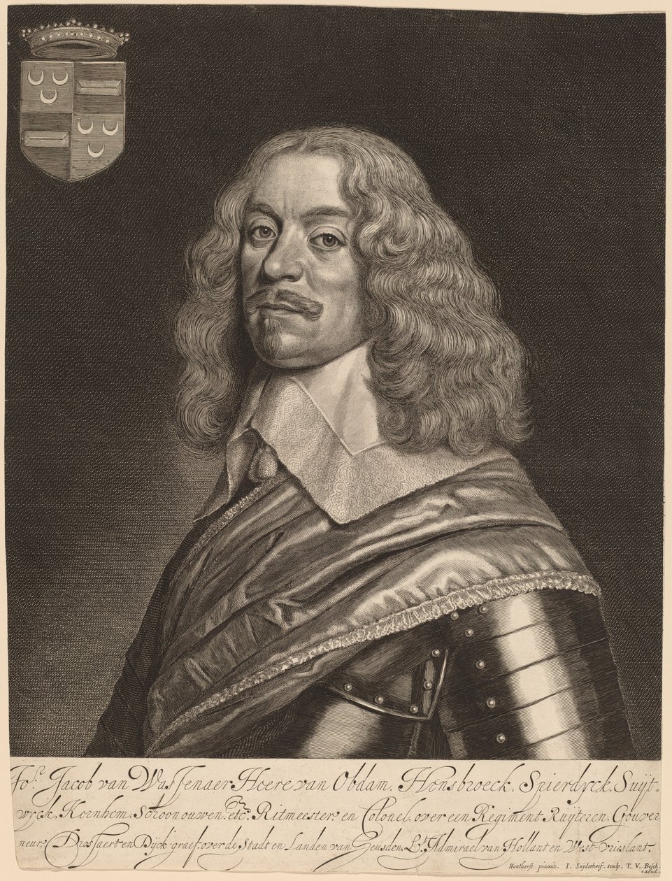 Jacob van Wassenaer van Obdam av Jonas Suyderhoff after Gerrit van Honthorst