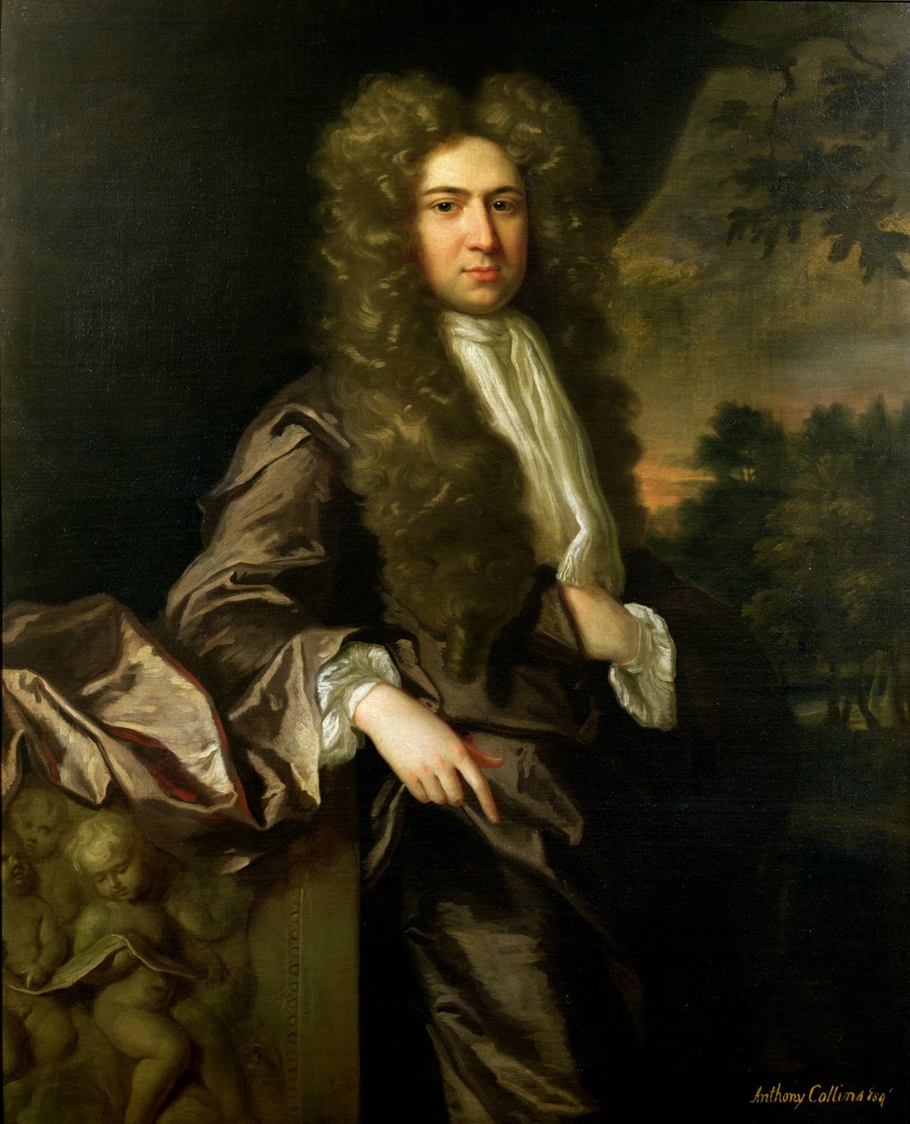Anthony Collins (1676–1729) av Jonathan Richardson