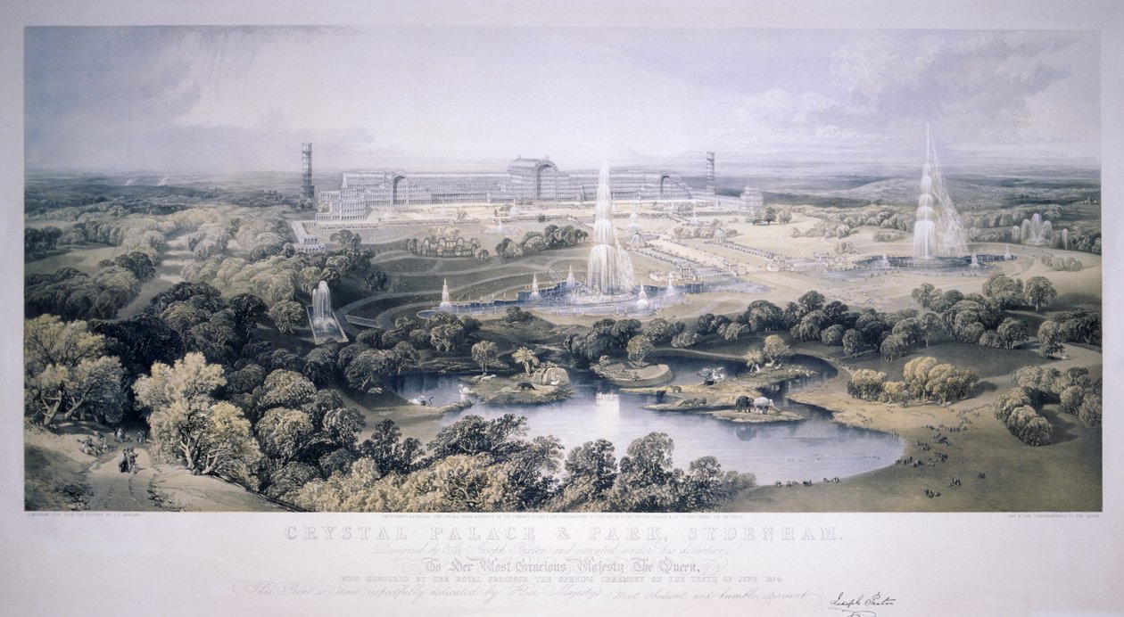 Crystal Palace, Sydenham, London, 1854 av Jonathan Needham