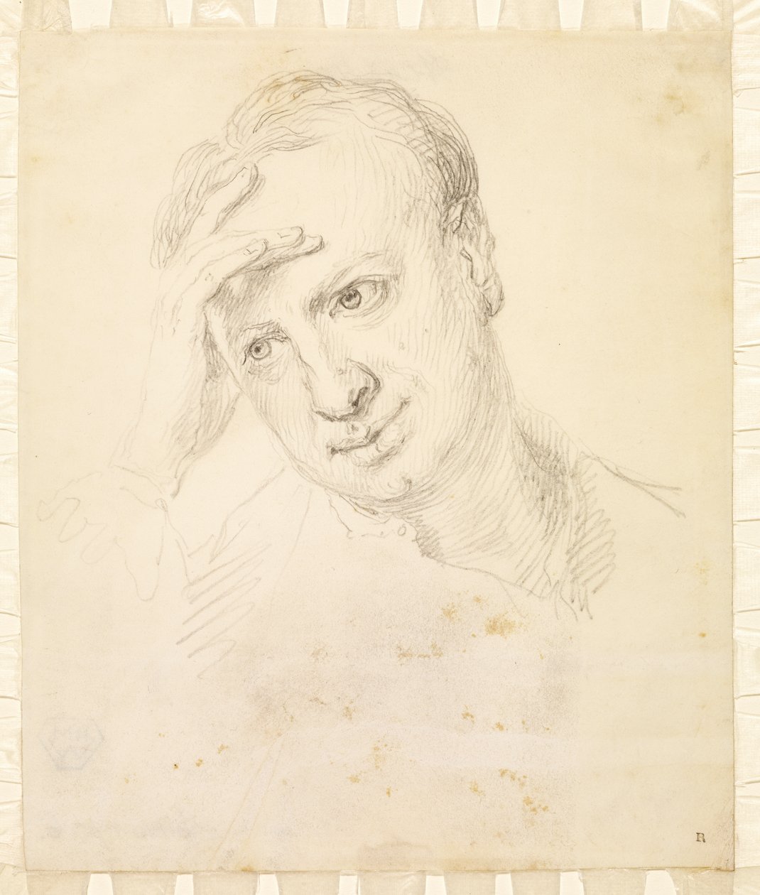 Portrett av Jonathan Richardson den yngre, 1732 av Jonathan Richardson