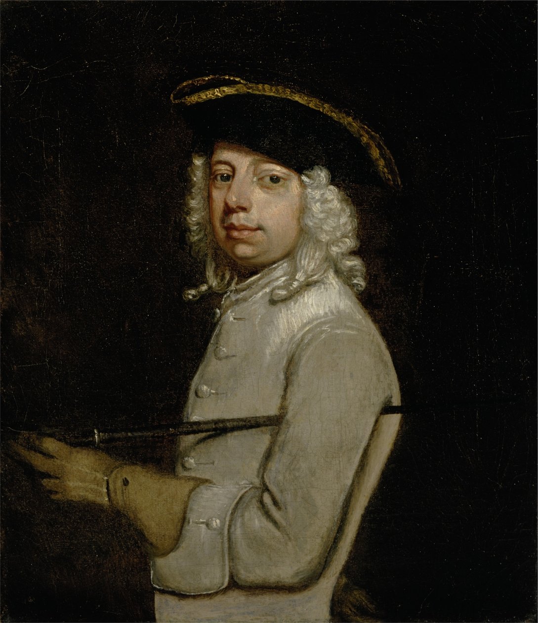 Portrett av kunstneren (olje på lerret) av Jonathan the Elder (after) Richardson